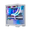 Imagem de GABINETE GAMER K-MEX AQUARIO POSEIDON WHITE MICRO ATX - CG-W1H5