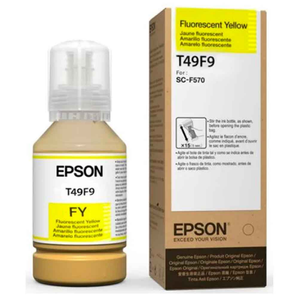 Imagem de TINTA ULTRACHROME EPSON T49F920 AMARELO FLUORESCENTE 140ML