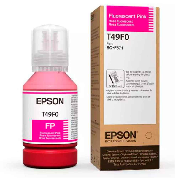 Imagem de TINTA ULTRACHROME EPSON T49F020 ROSA FLUORESCENTE 140ML