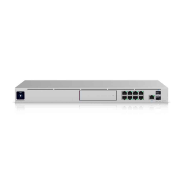 Imagem de ROTEADOR/FIREWALL UBIQUITI DUAL WAN 10GB C/08 PORTAS GIGABIT + 02 SFP+ DE 10GB E NVR UNIFI DREAM