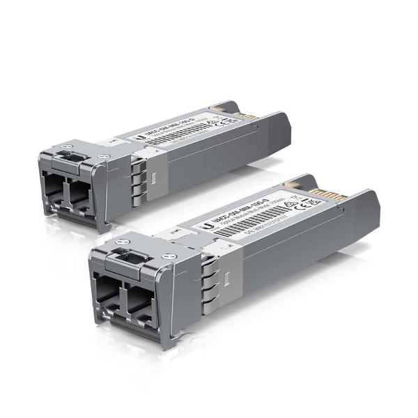 Imagem de MODULO UBIQUITI MINI GBIC/SFP+ MULTIMODO 2LC 10GBPS/GIGABIT 300M UACC-OM-MM-10G-D-2 (2 - PACK)