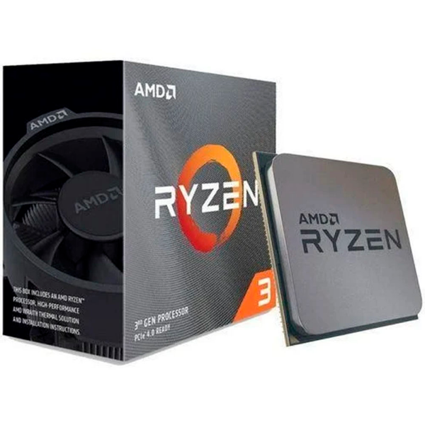 Imagem de PROCESSADOR AMD RYZEN 3 4100 3.8GHz (TURBO 4.0GHz) 4MB CACHE AM4 100-100000510BOX