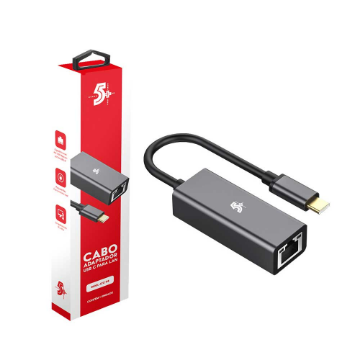 Imagem de CABO ADAPTADOR USB C PARA LAN 5+ 10/100/1000MBPS - 018-7550