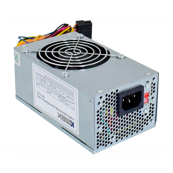 Imagem de MINI FONTE DE ALIMENTACAO K-MEX PD-200RNG 200W 20+4P PRATA C/CABO E CX - PD200RNG0010B0X