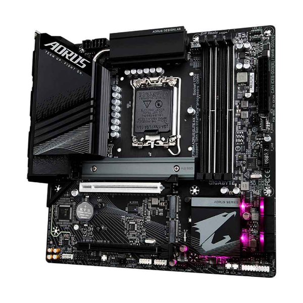 Imagem de PLACA MAE (INTEL) GIGABYTE Z790M AORUS ELITE AX 1.1 DDR5 LGA1700 12° E 13° GERACAO