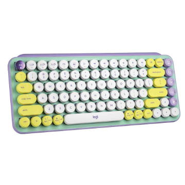 Imagem de TECLADO MECANICO LOGITECH POP KEYS SEM FIO LILAS -  920-010711