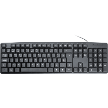 Imagem de TECLADO K-MEX KB-3728U USB PRETO S/LOGO ABNT2 - KB3728U0001CB0X