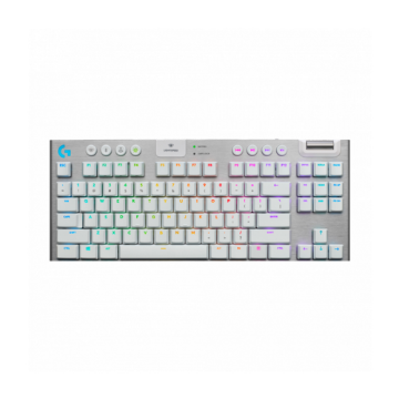 Imagem de TECLADO LOGITECH GAMER G915 TKL LIGHTSPEED SEM FIO WHITE