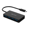 Imagem de HUB USB C3TECH 3.0 4 PORTAS USB-USB-C HU-C310BK