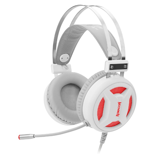 Imagem de HEADSET COM MICROFONE GAMER REDRAGON MINOS BRANCO - H210W