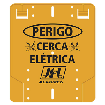 Imagem de PLACA DE ADVERTENCIA P/ CERCA ELETRICA ELETRIFICADOR 25617 JFL