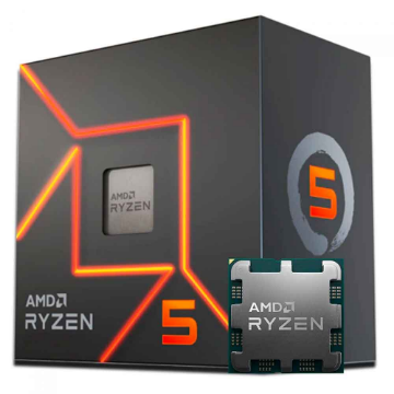 Imagem de PROCESSADOR AMD RYZEN 5 8400F 4.2GHz (MAX TURBO 4.7GHz) 16MB CACHE AM5 100-100001591BOX