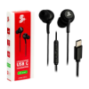 Imagem de FONE DE OUVIDO SANTANA PRETO TIPO C AURICULAR COM MICROFONE 1,20M - 043-0040