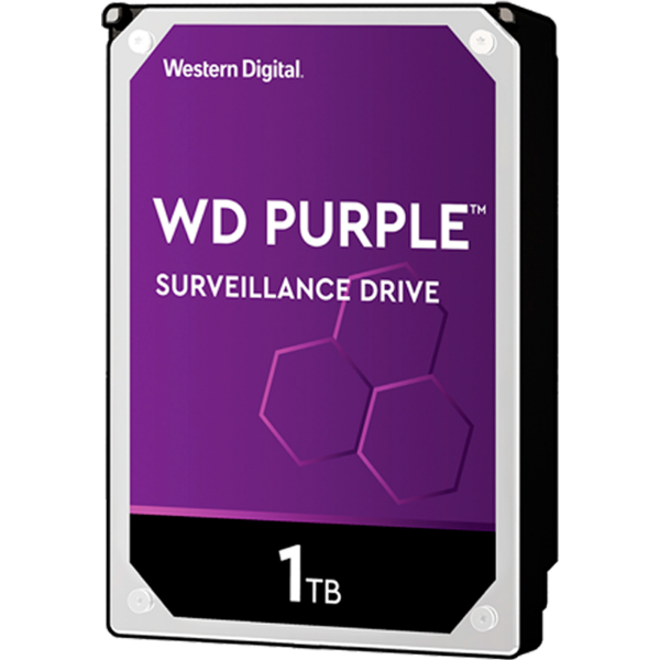 Imagem de HDD WD PURPLE 1 TB PARA SEGURANCA / VIGILANCIA / DVR - WD11PURZ