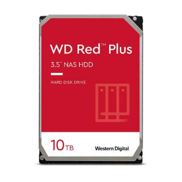 Imagem de HDD WD RED PLUS 10 TB NAS PARA SERVIDOR 24X7 - WD101EFBX