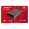 Imagem de GAVETA C3TECH PARA HDD EXTERNO 2,5" USB-C 3.0  CH-C300BK