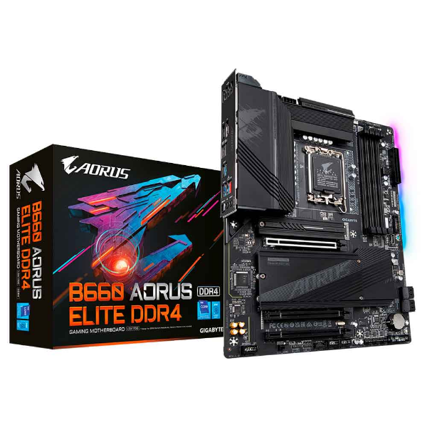 Imagem de PLACA MAE (INTEL) GIGABYTE B660 AORUS ELITE DDR4 LGA1700 12° GERACAO