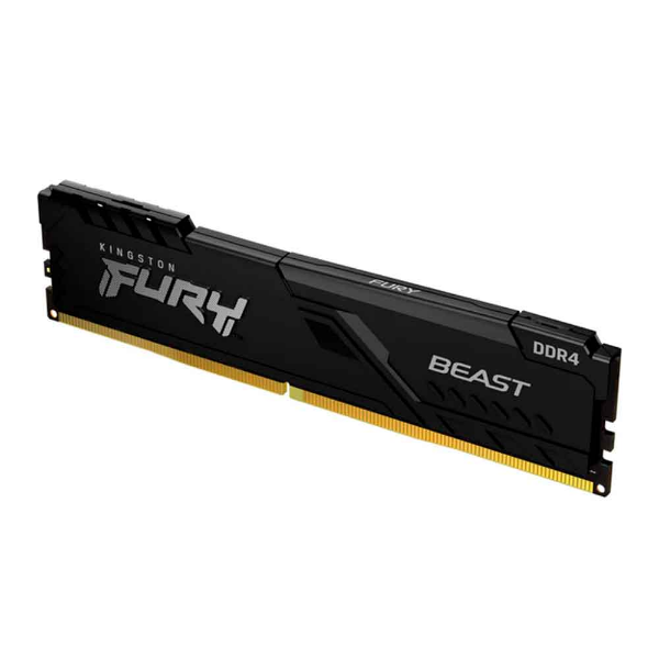 Imagem de MEMORIA KINGSTON FURY BEAST 16GB DDR4 3600MHZ 1.35V BLACK DESKTOP - KF436C18BB/16