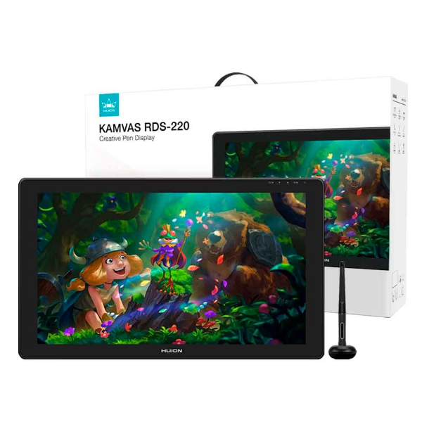 Imagem de MESA DIGITALIZADORA RDS220 HUION KAMVAS - TAMANHO 22", TELA QHD 2,5K