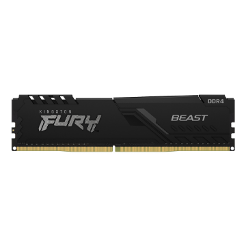 Imagem de MEMORIA KINGSTON FURY BEAST 16GB DDR4 3200MHZ 1.35V BLACK DESKTOP - KF432C16BB1/16