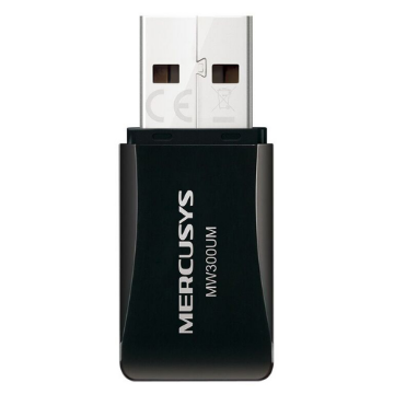 Imagem de MINI ADAPTADOR USB WIRELESS N300 MERCUSYS MW300UM