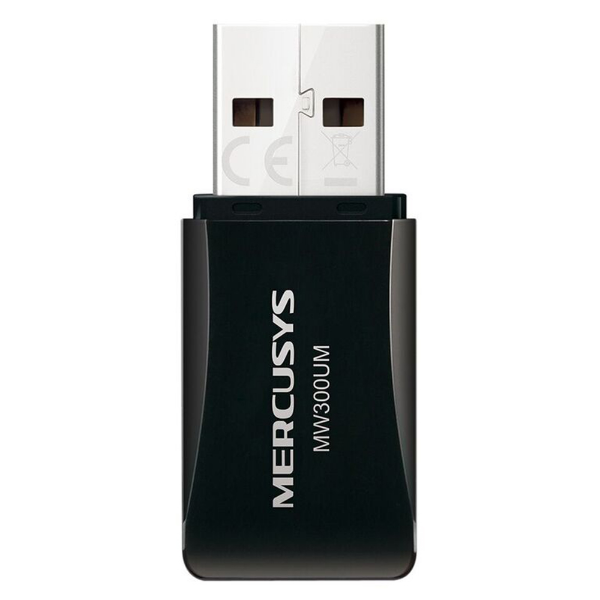 Imagem de MINI ADAPTADOR USB WIRELESS N300 MERCUSYS MW300UM