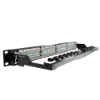 Imagem de PATCH PANEL FURUKAWA SOHOPLUS CAT5E 24 PORTAS T568A/B C/GUIA