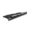 Imagem de PATCH PANEL FURUKAWA SOHOPLUS CAT6 24 PORTAS T568A/B C/GUIA