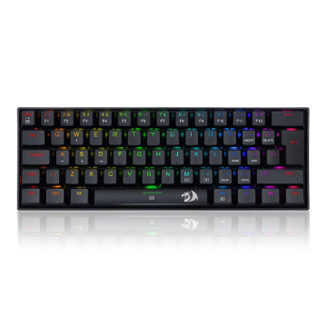 Imagem de TECLADO REDRAGON MECANICO GAMER DRAGONBORN RGB PRETO SWITCH BROWN ABNT2 K630RGB-1 (PT-BROWN)