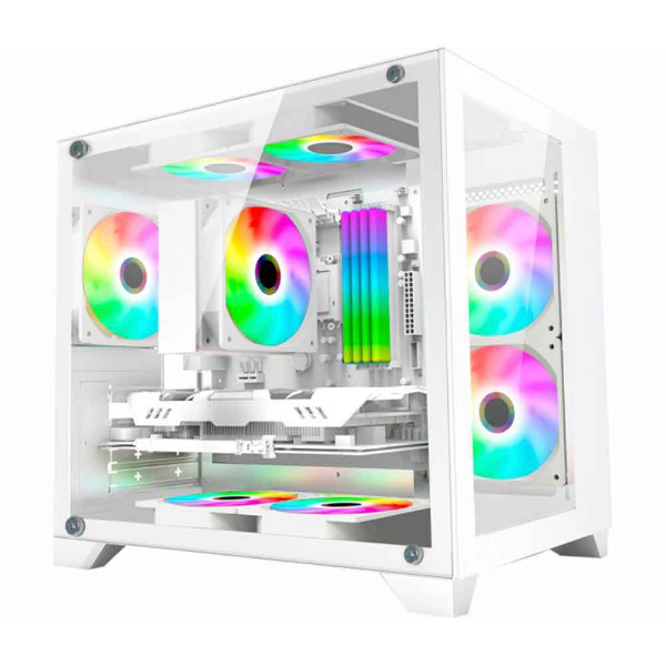 Imagem de GABINETE GAMER K-MEX SPACEZ WHITE CG-W1AD