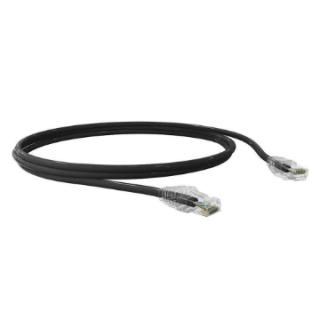 Imagem de PATCH CORD U/UTP FURUKAWA SOHOPLUS CAT5E CMX T568A/B 2.5M PRETO CERTIFICADO