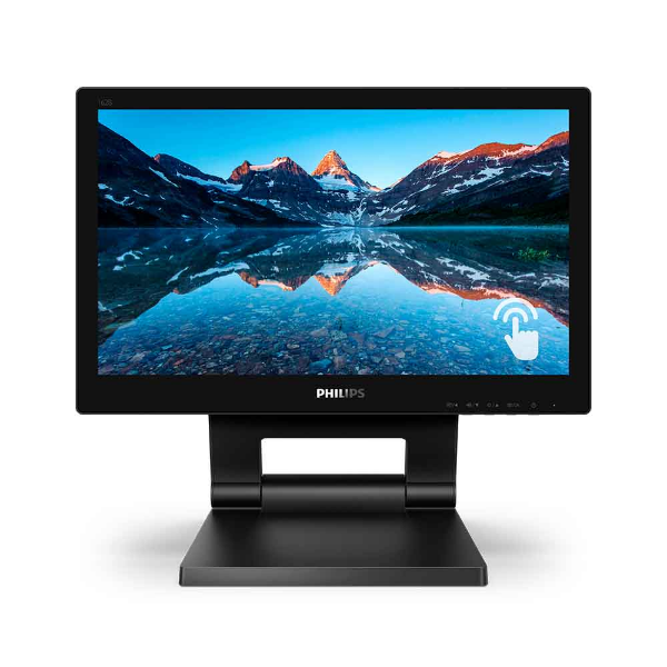 Imagem de MONITOR TOUCH SCREEN PHILIPS 162B9T 15,6" FDH / 60HZ / 5MS / VGA / HDMI / DVI / DP 1.2 / USB / VESA