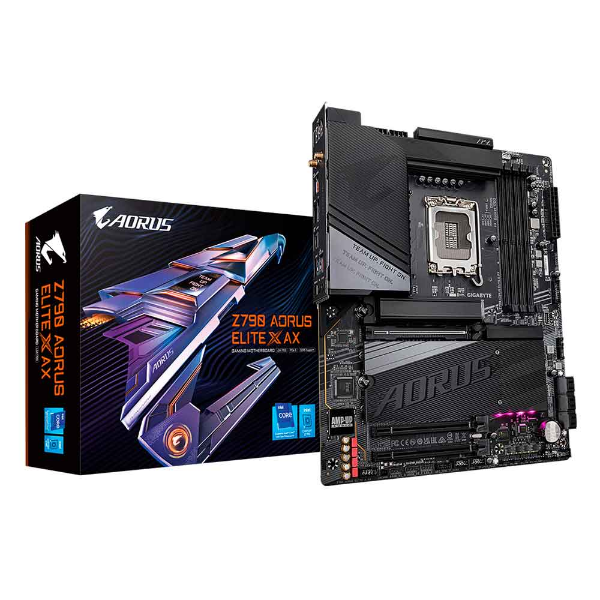 Imagem de PLACA MAE (INTEL) GIGABYTE Z790 AORUS ELITE X AX 1.2 DDR5 LGA1700 12° 13° E 14° GERACAO