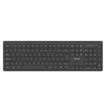 Imagem de TECLADO PHILIPS SEM FIO PRETO ABNT2 - SPK6308B