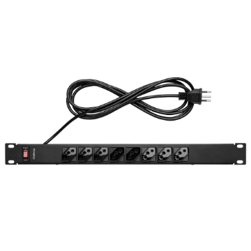 Imagem de FILTRO DE LINHA INTELBRAS 12T EPR 212 + RACK 19" 1U CABO 3M PRETO 4824303