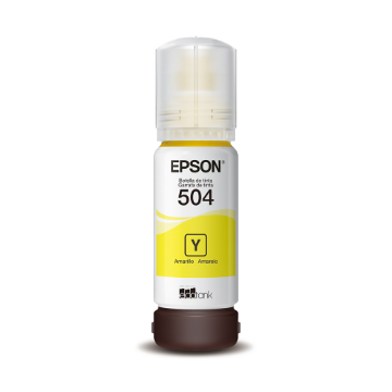 Imagem de GARRAFA/REFIL DE TINTA EPSON T504420-AL AMARELO P/ L4150 L4160 L6171