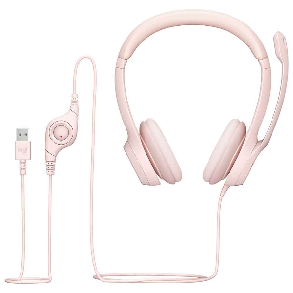 Imagem de HEADSET LOGITECH H390 - ROSA