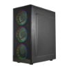 Imagem de GABINETE GAMER K-MEX CG-CL10 DIVINUS COM KIT COOLER ARGB PRETO