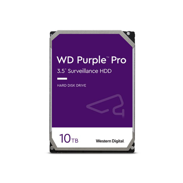 Imagem de HDD WD PURPLE 10 TB PARA SEGURANCA / VIGILANCIA / DVR - WD101PURP