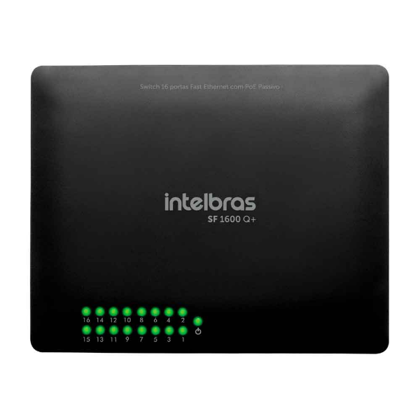 Imagem de SWITCH INTELBRAS 16P FAST SF 1600 Q+ 4760033 QOS