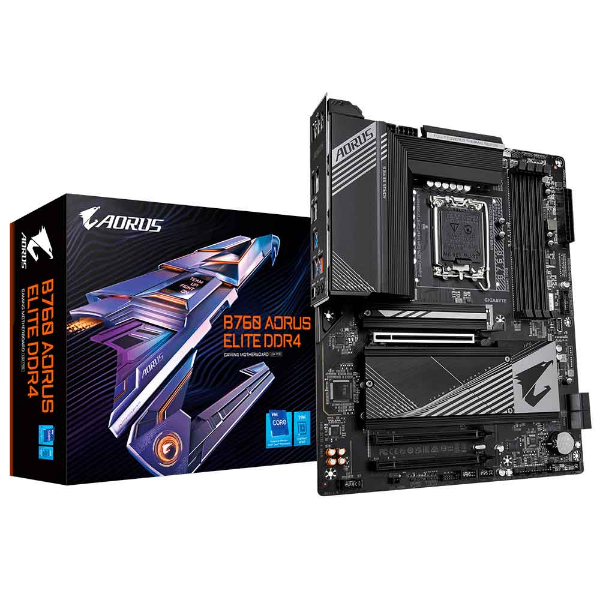 Imagem de PLACA MAE (INTEL) GIGABYTE B760 AORUS ELITE DDR4 1.0 LGA1700 12° 13° E 14° GERACAO