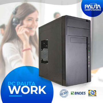 Imagem de PC PAUTA WORK PENTIUM GOLD G6405/ 4GB/ 128GB SSD/ FREEDOS