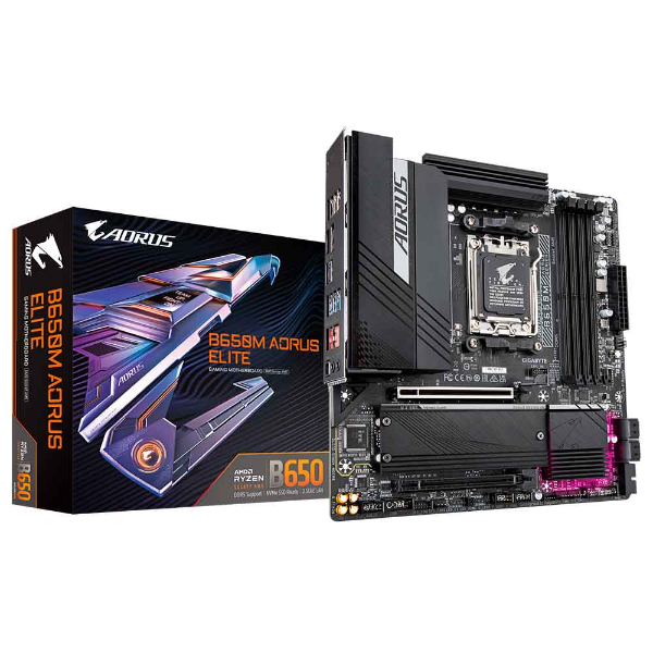 Imagem de PLACA MAE (AMD) GIGABYTE B650M AORUS ELITE 1.3 DDR5 AM5