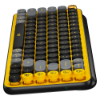 Imagem de TECLADO MECANICO LOGITECH POP KEYS SEM FIO AMARELO 920-010710