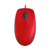 Imagem de MOUSE LOGITECH M110 SILENT RED C/ FIO - 910-006755