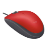 Imagem de MOUSE LOGITECH M110 SILENT RED C/ FIO - 910-006755