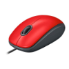 Imagem de MOUSE LOGITECH M110 SILENT RED C/ FIO - 910-006755