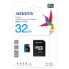 Imagem de CARTAO DE MEMORIA SD ADATA CLASS 10UHS-I 32GB (MICRO + ADAPTADOR) AUSDH32GUICL10-RA1