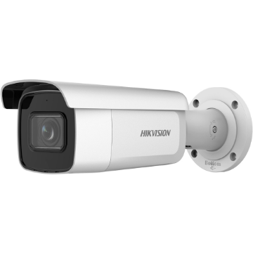 Imagem de CAMERA IP 4MP BULLET VARIFOCAL MOTORIZADA ACUSENSE IR60M POE IP67 IK10 H.265+ 120 DB SUPORTE SD DS-2CD2643G2-IZS HIKVISION