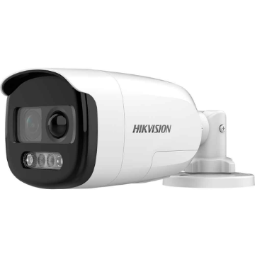 Imagem de CAMERA AN 2MP BULLET 2.8MM COLORVU IR40M IP67 WDR COLORVU SIRENE STROBE LIGHT MIC AUDIO DS-2CE12DFT-PIRXOF28 HIKVISION